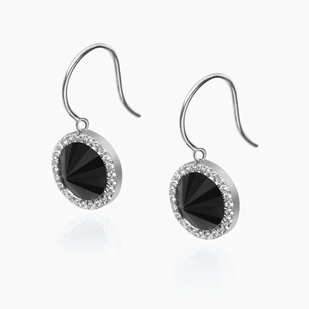 The Inverted Black Diamond Earrings