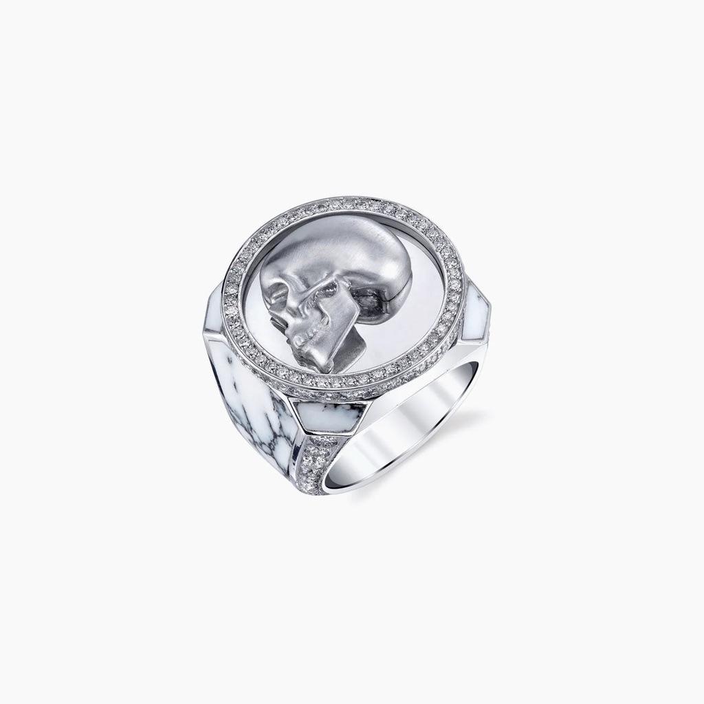 The Marble Skull Ring
