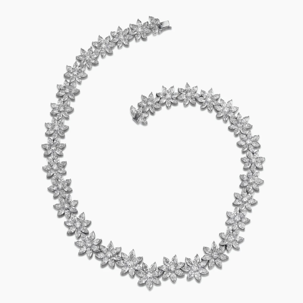 The Marquise Flower Necklace