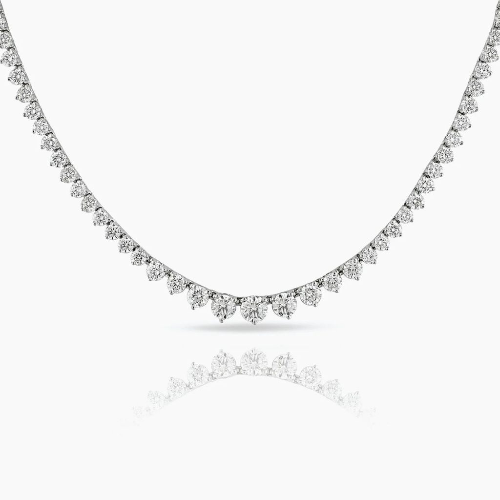 The Mini Riviera Tennis Necklace
