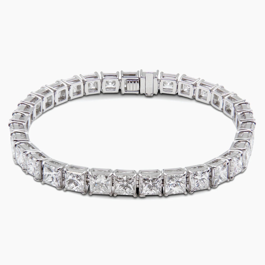 The Princess Cut Tennis Bracelet