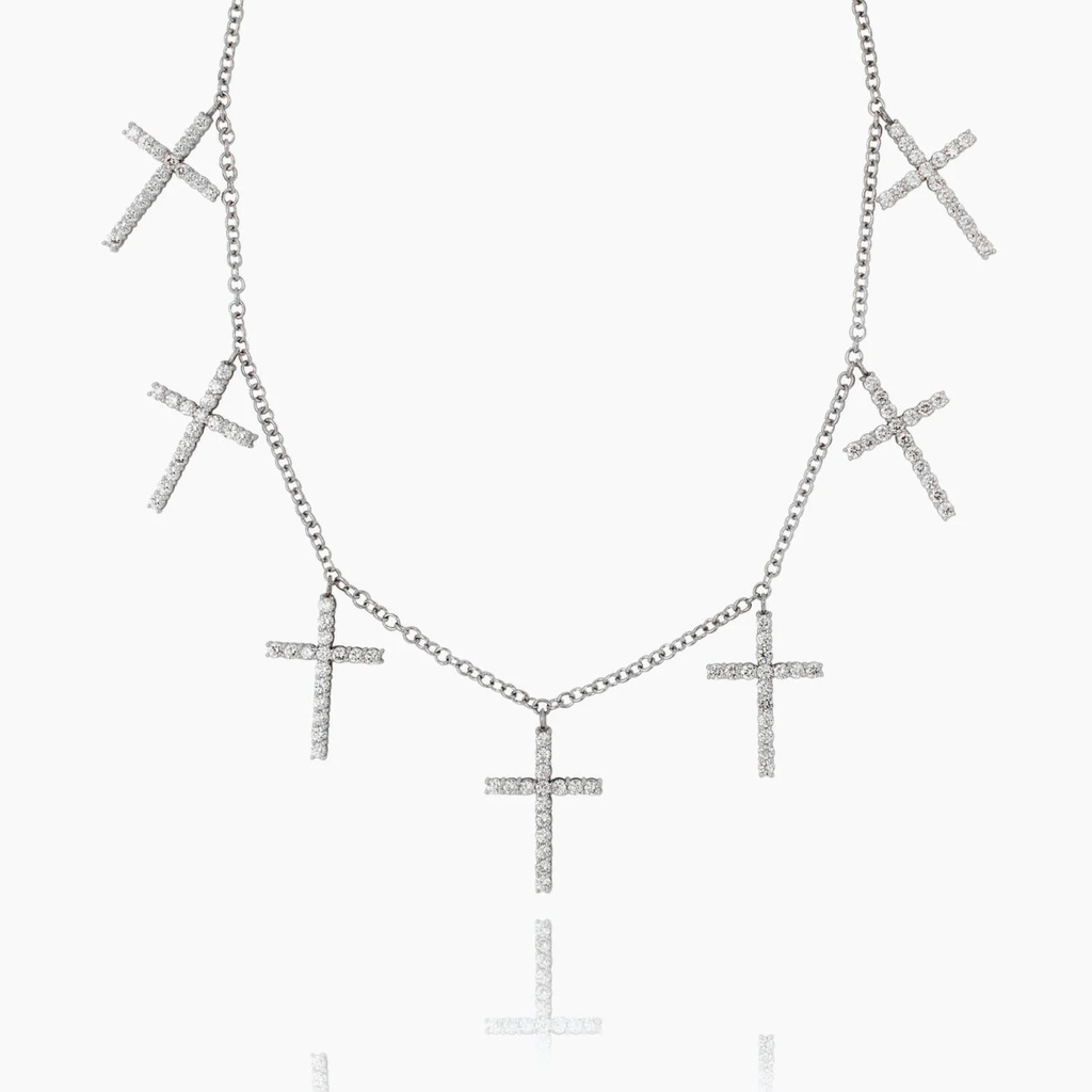 The Repeating Cross Necklace