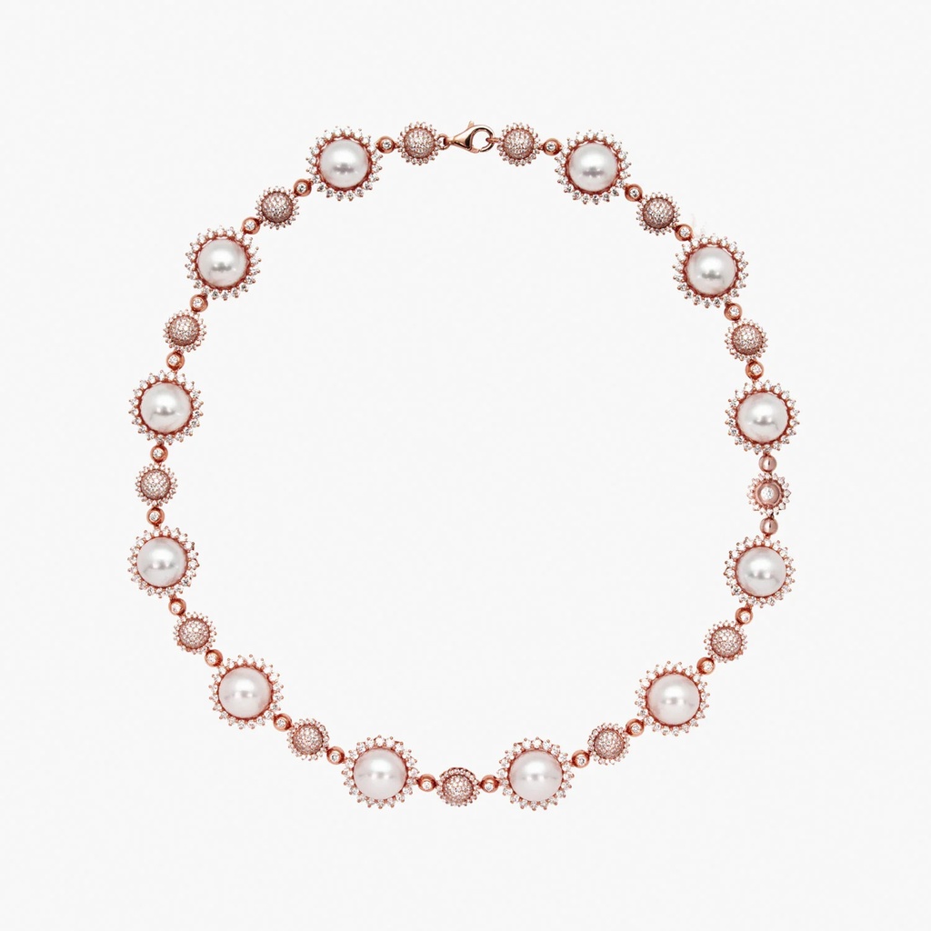 The Sunburst Pearl Necklace