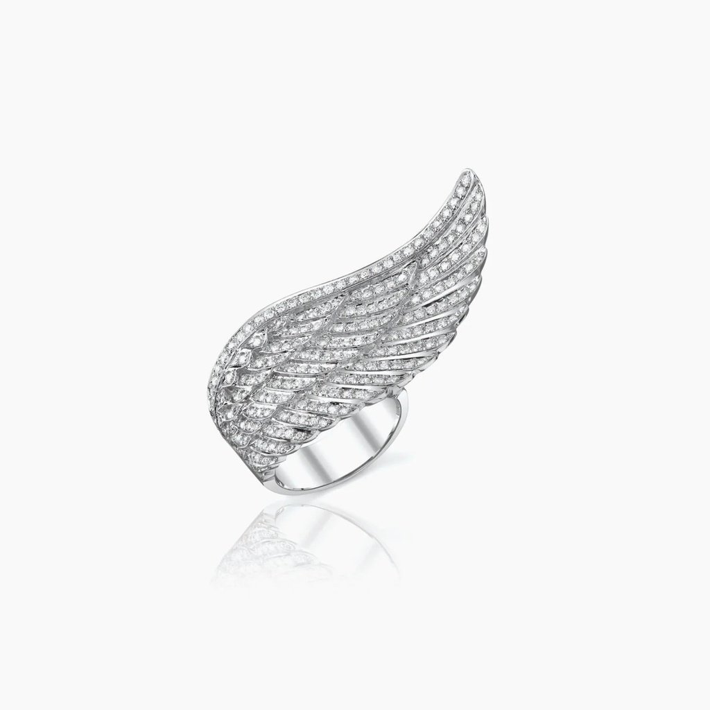 The Sweeping Angel Wing Ring