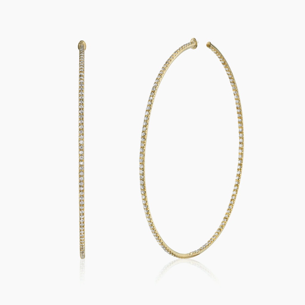 The Thin Hoop Earrings