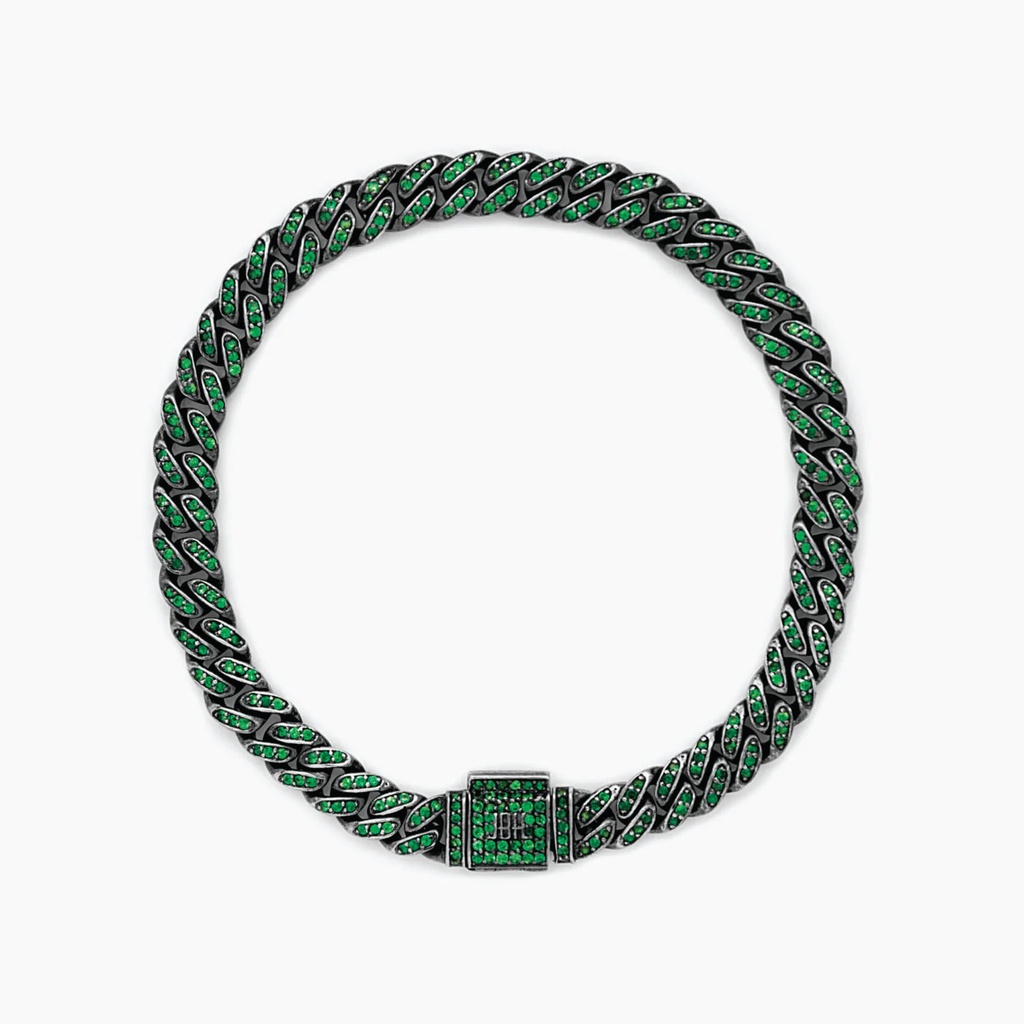 The Tsavorite Cuban Bracelet