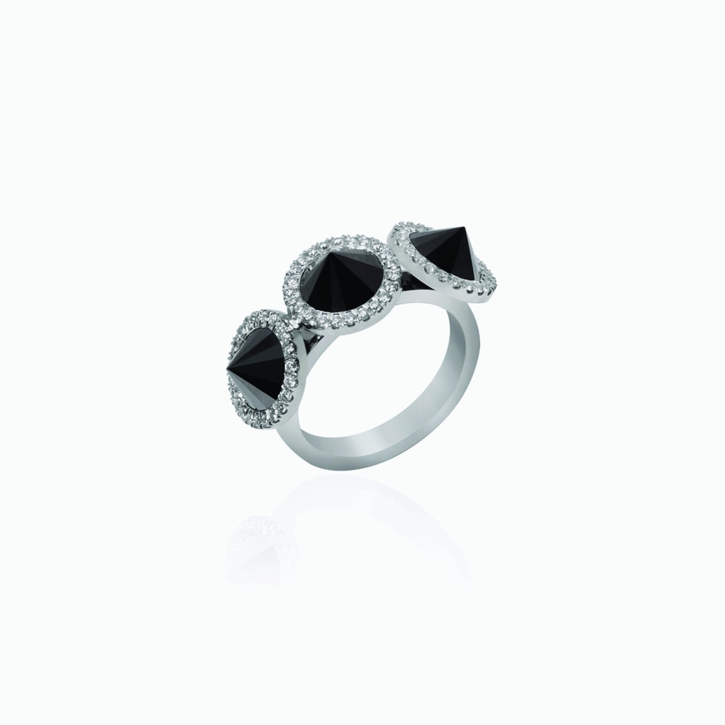 The Inverted Black Diamond Ring
