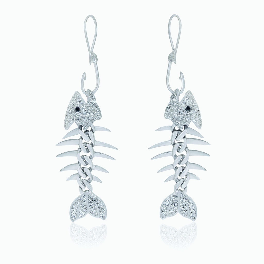 The Fish Bone Earrings