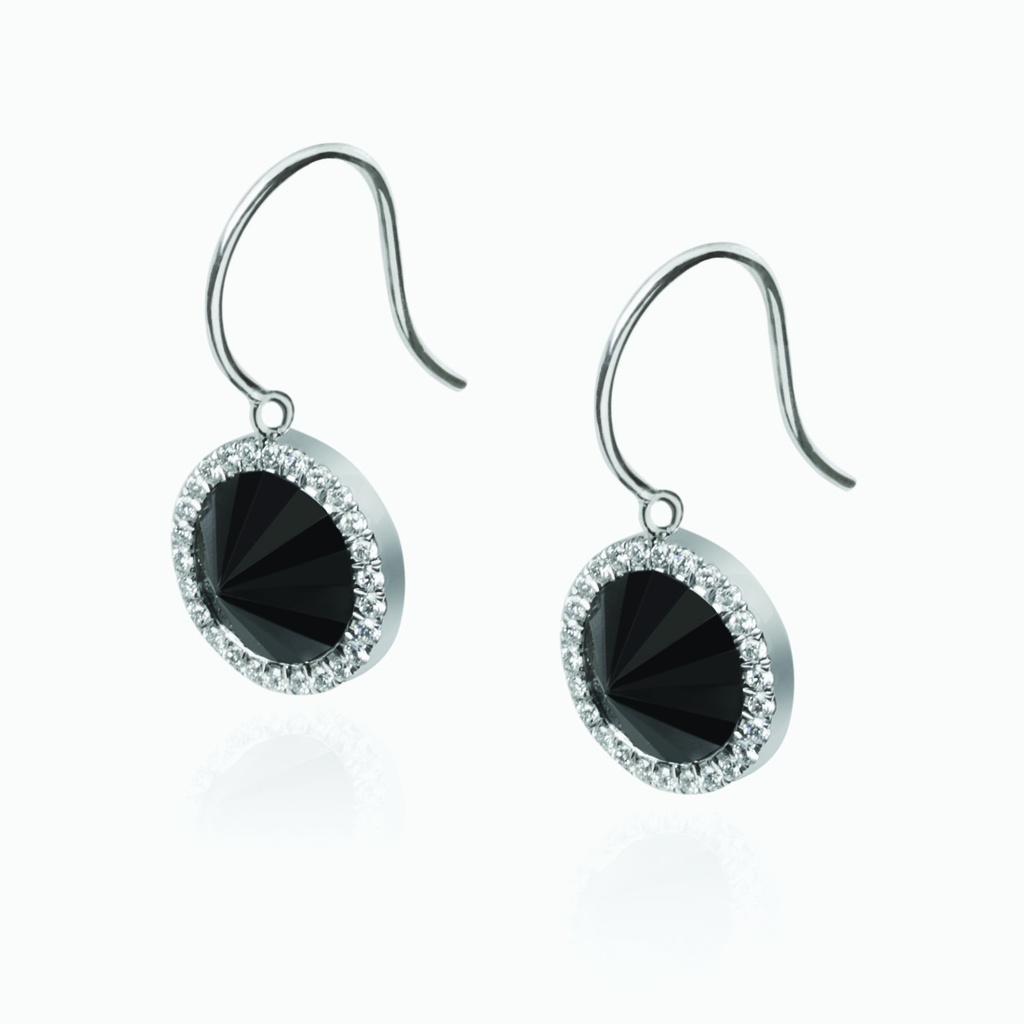 The Inverted Black Diamond Earrings