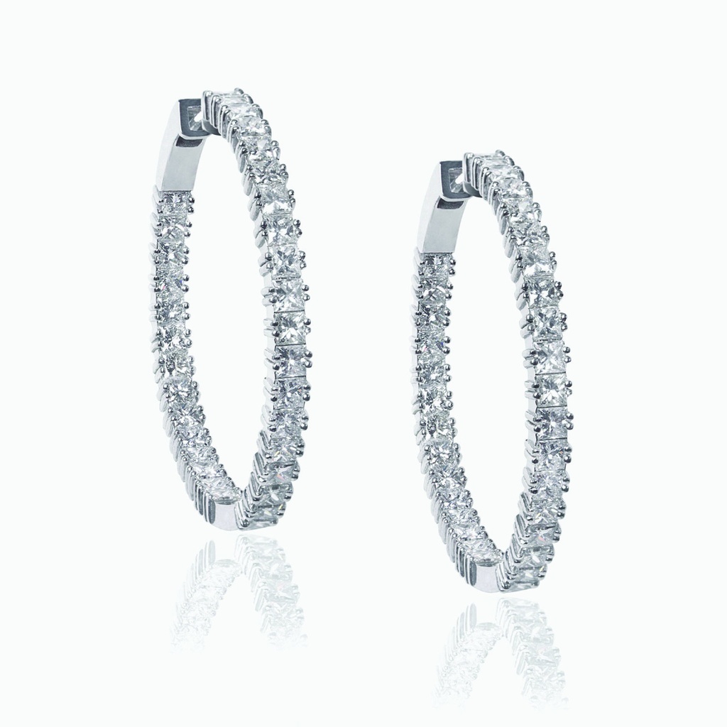 The Princess Hoop Earrings