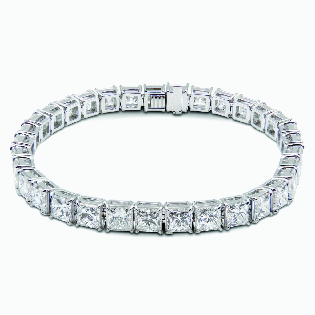 The Princess Cut Tennis Bracelet