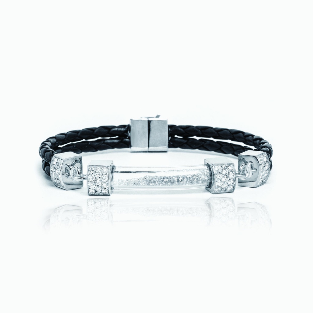 The Leather Strap Vial Bracelet