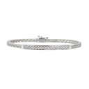 White Gold Oro Woven Bracelet