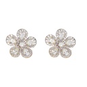 Yellow Gold Classic Flower Earrings