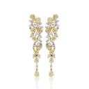 Fancy Yellow Diamond Drop Earrings