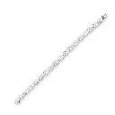 White Gold Pear Shape Diamond Tennis Bracelet