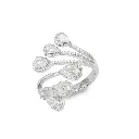 White Gold Diamond Cocktail Ring