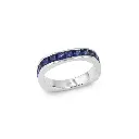 White Gold & Sapphire Ring
