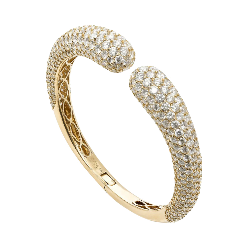 Yellow Gold Dome Bangle