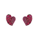 Yellow Gold Wave Heart Small Earring
