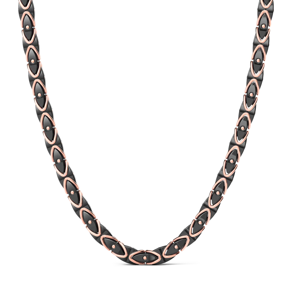 Zancan 18K Gold And Black Ceramic Necklace