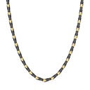 Zancan 18K Gold And Black Ceramic Necklace