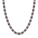 Zancan 18K Gold, Diamonds And Black Ceramic Necklace