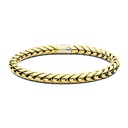 Zancan Bracelet In 18K Gold And Black Ceramic