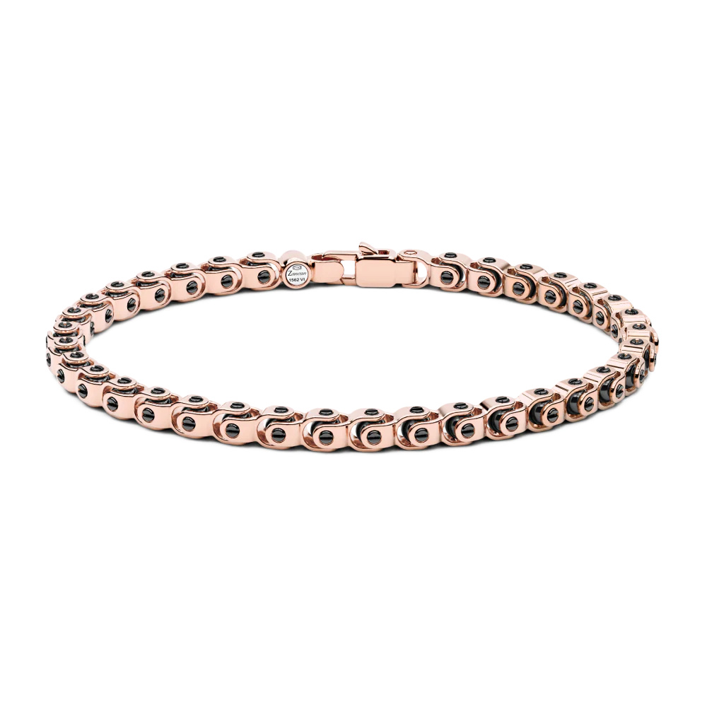 Zancan Bracelet In 18K Gold And Black Ceramic