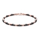 Zancan Bracelet In 18K Gold And Black Ceramic