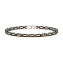 Zancan Bracelet In 18K Gold And Black Ceramic