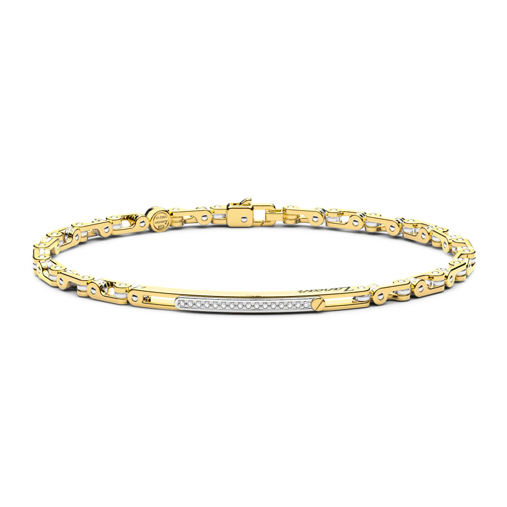 Zancan Bracelet In 18K Gold With Diamonds