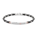 Zancan Bracelet In 18Kt Gold And Black Ceramic