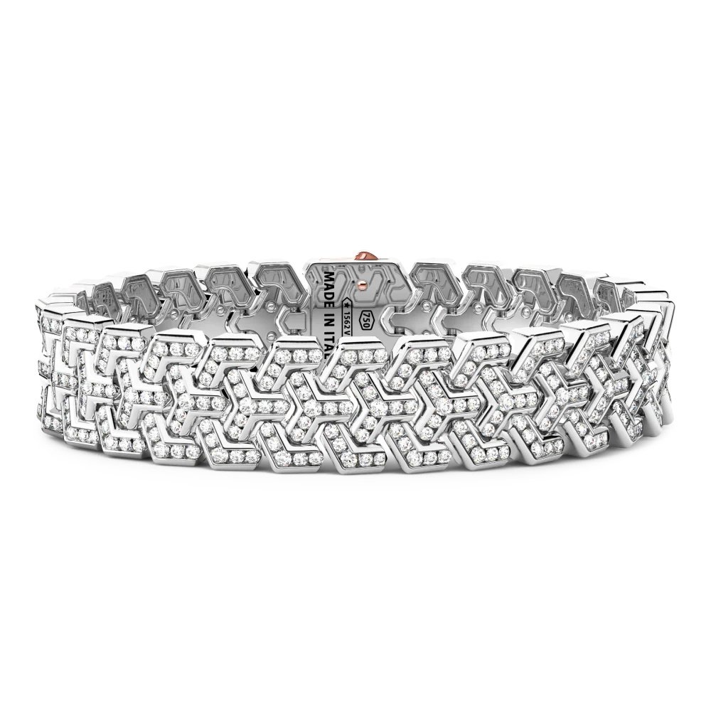 Zancan Bracelet In 18Kt Gold And Diamonds