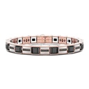 Zancan Bracelet In 18Kt Gold With Black Diamonds
