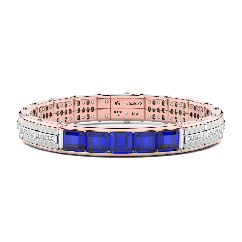 Zancan Bracelet In 18Kt Gold With Blue Sapphires