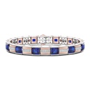 Zancan Bracelet In 18Kt Gold With Blue Sapphires