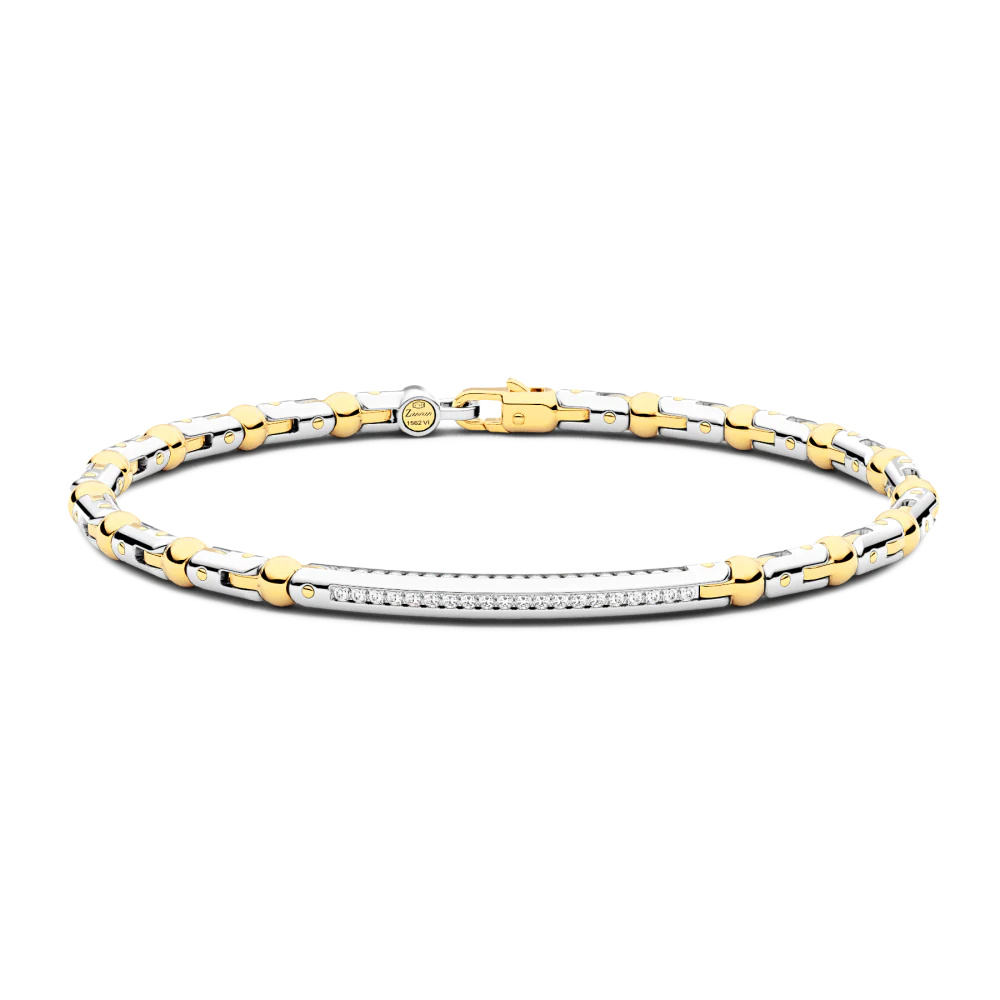 Zancan Bracelet In 18Kt Gold With Diamonds