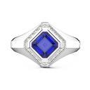 Zancan Chevalier Ring In 18Kt Gold And Blue Sapphire