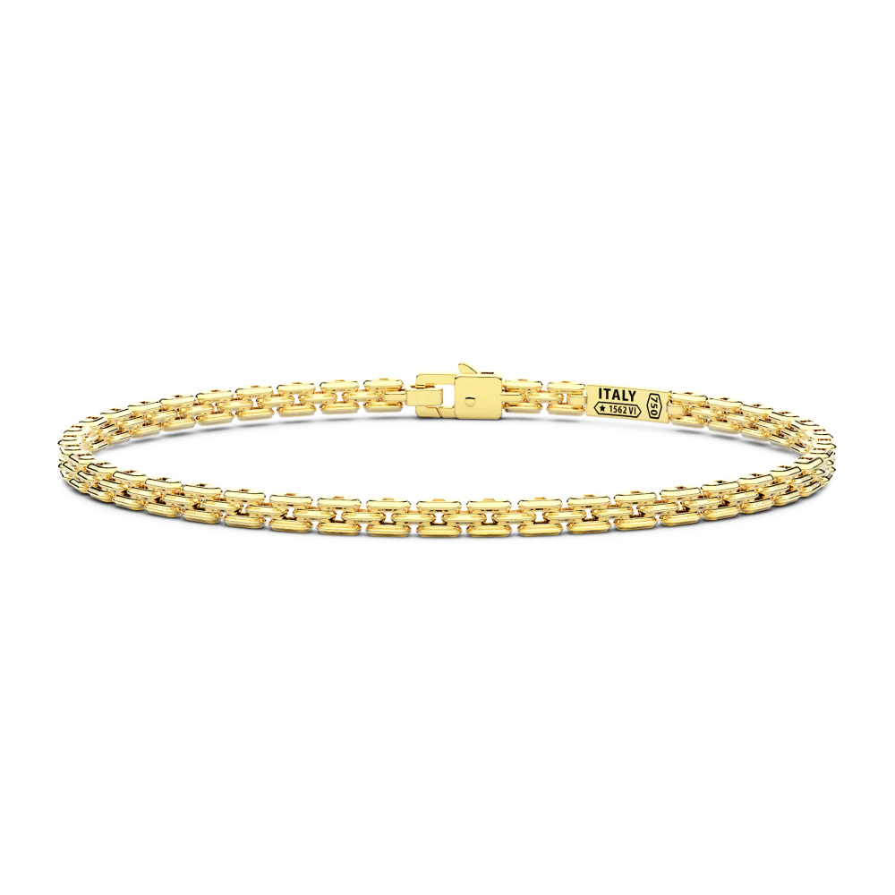 Zancan Link-Only Bracelet In 18Kt Gold