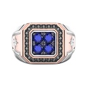 Zancan Ring In 18Kt Gold With Sapphires