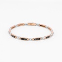 Zancan Rose Gold Bracelet With Diamonds