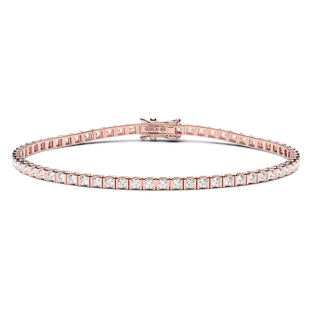 Zancan Tennis Bracelet In 18K Gold And Diamonds