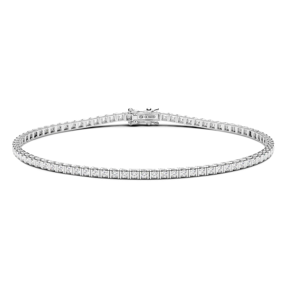 Zancan Tennis Bracelet In 18K Gold And Diamonds