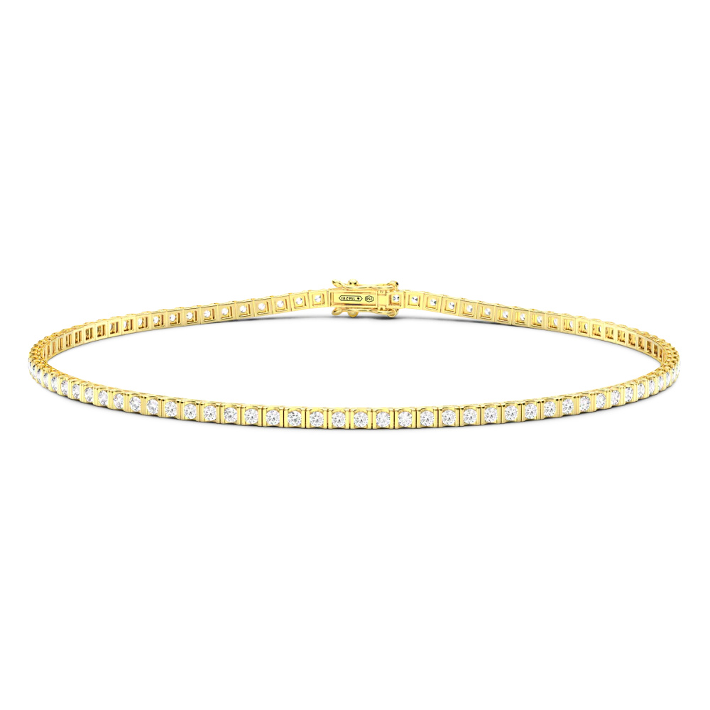 Zancan Tennis Bracelet In 18K Gold And Diamonds
