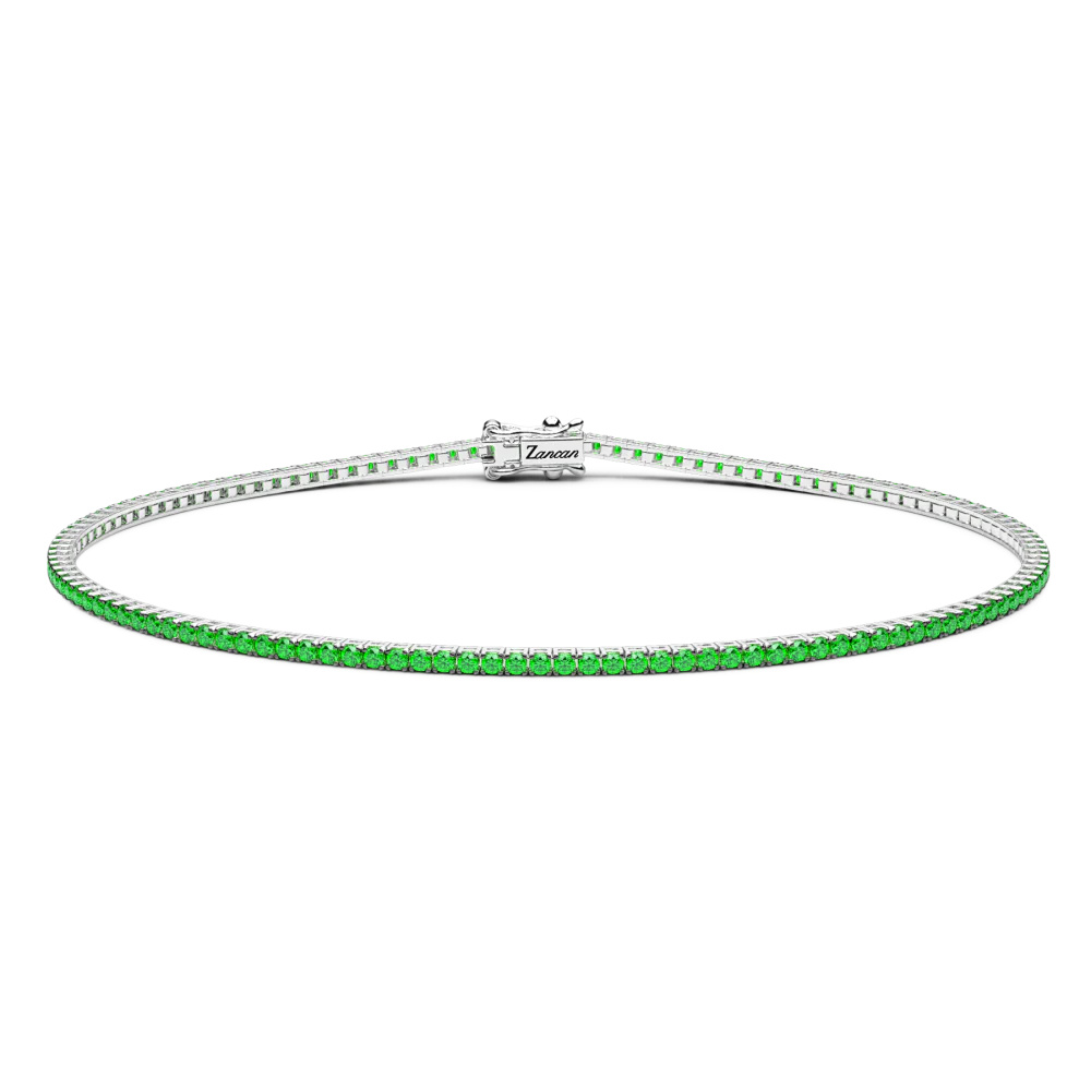 Zancan Tennis Bracelet In 18Kt Gold And Emeralds