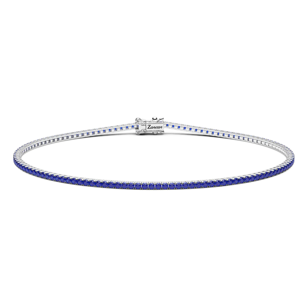 Zancan Tennis Bracelet In 18Kt Gold And Sapphires