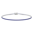 Zancan Tennis Bracelet In 18Kt Gold And Sapphires
