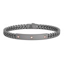 Zancan Titanium & 18Kt Gold Bracelet