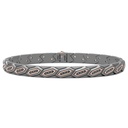 Zancan Titanium, 18Kt Gold & Diamond Bracelet